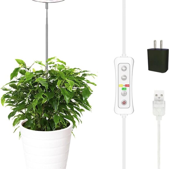 Plant Grow Light, LED Growing Light Full Spectrum for Indoor Plants,Height Adjus - Picture 1 of 6